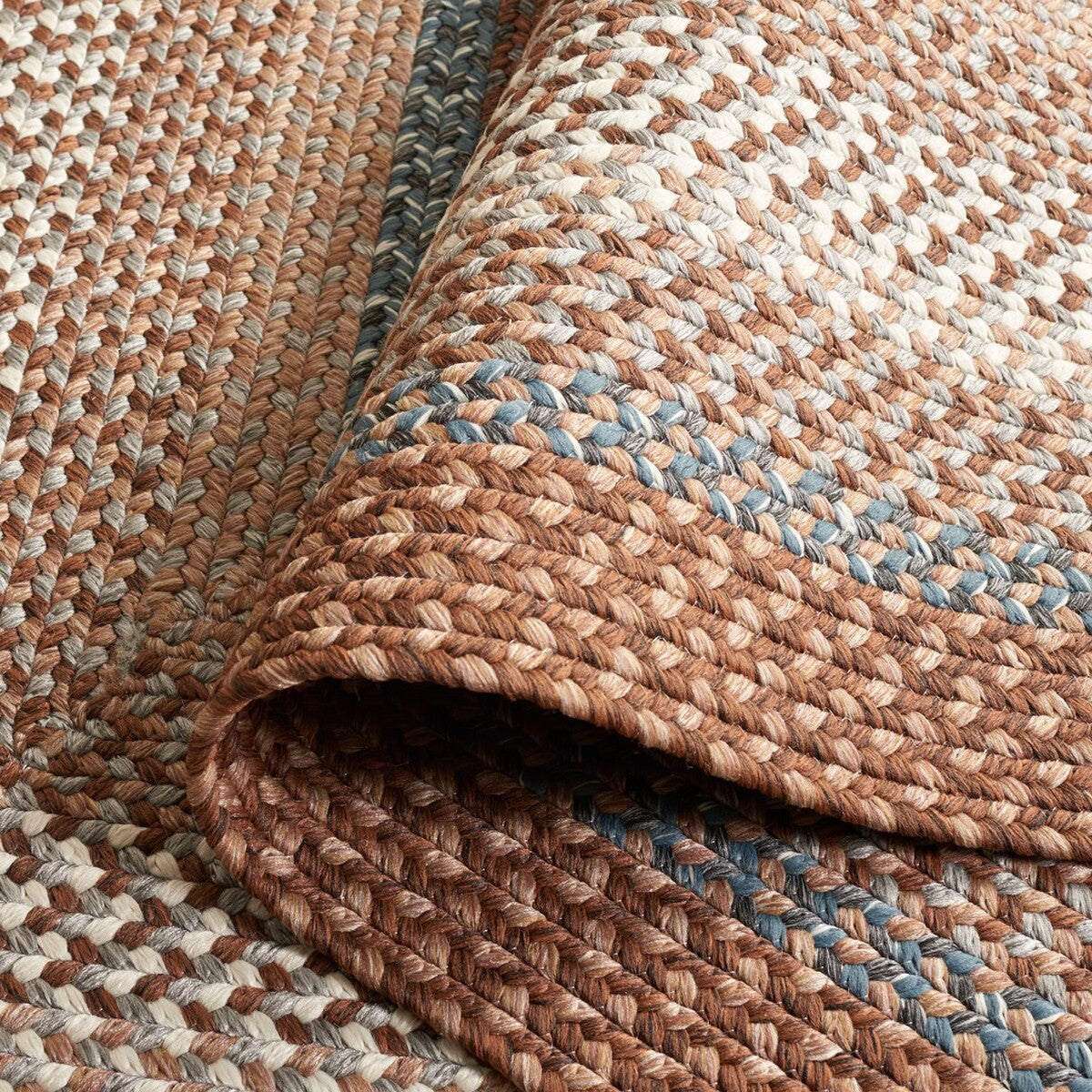 Safavieh Braided Brd313A Brown/Multi Rug