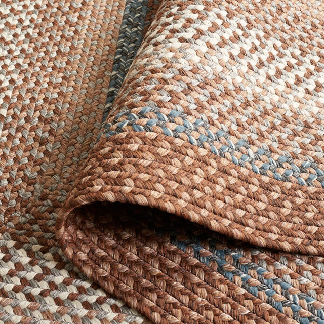 Safavieh Braided Brd313A Brown/Multi Rug