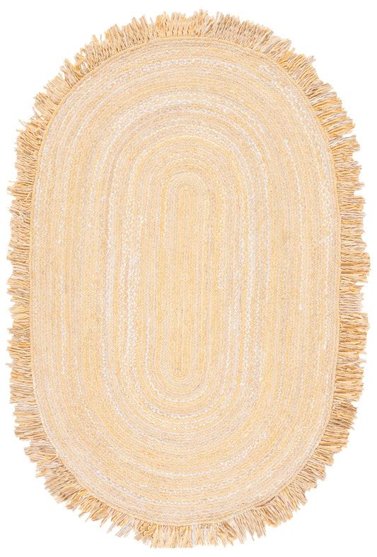 Safavieh Braided Brd451B Beige Area Rug