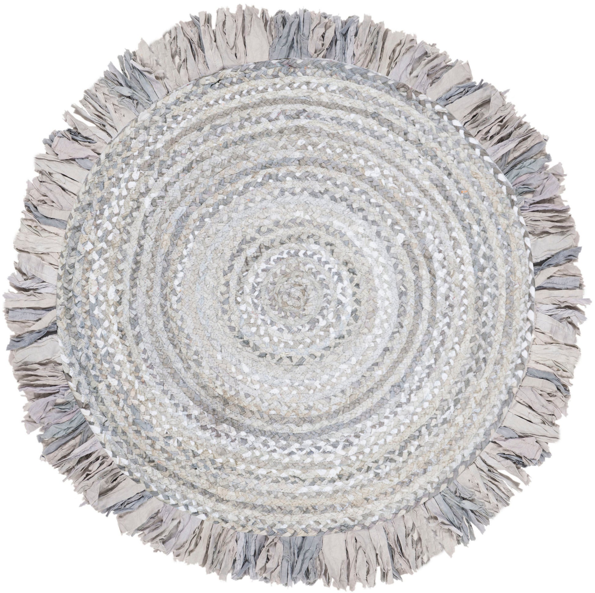 Safavieh Braided Brd451F Grey Area Rug