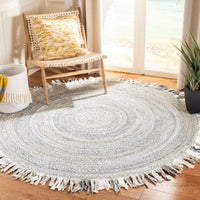 Safavieh Braided Brd451F Grey Area Rug