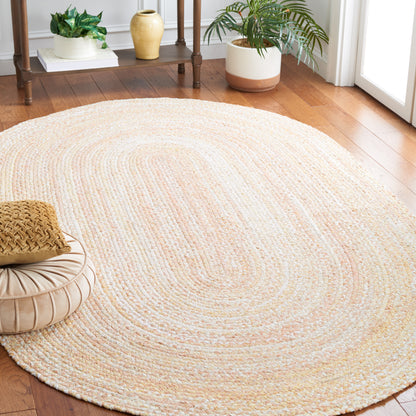 Safavieh Braided Brd452B Beige Area Rug