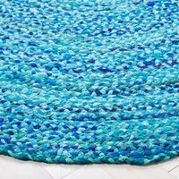 Safavieh Braided Brd452K Turquoise Area Rug