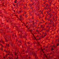 Safavieh Braided Brd452Q Red Area Rug