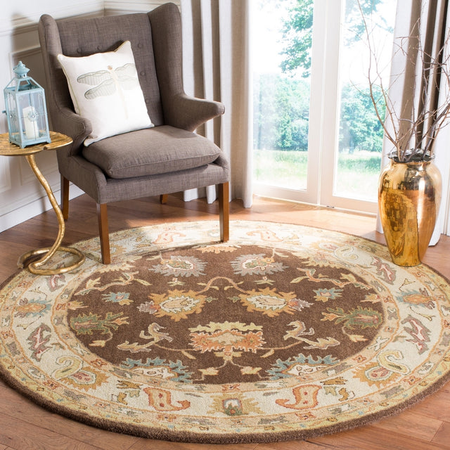 Safavieh Bergama brg136b Brown / Ivory Rugs
