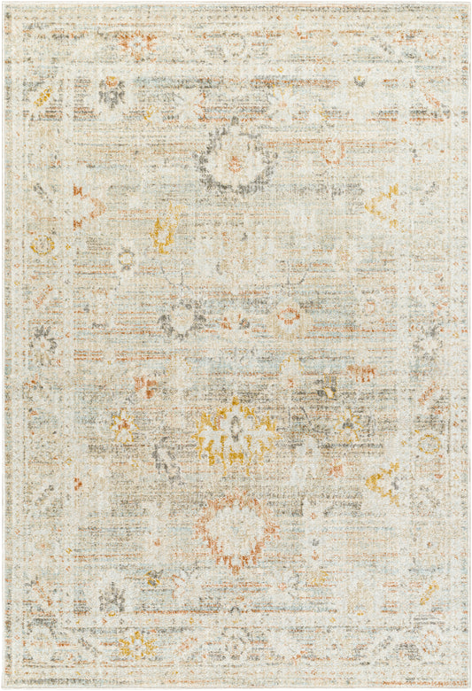 Surya Bitlis Bsi-2302 Tan, Beige, Silver Gray, Gray, Brown Area Rug