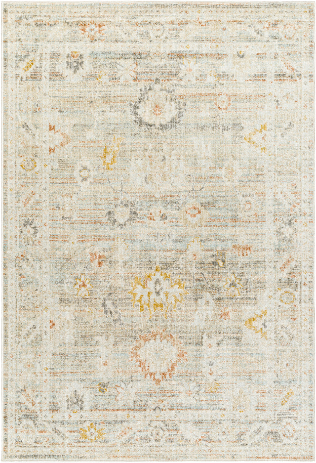 Surya Bitlis Bsi-2302 Tan, Beige, Silver Gray, Gray, Brown Rug.