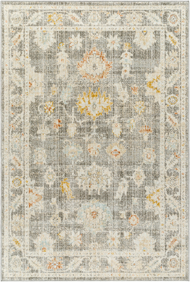 Surya Bitlis Bsi-2303 Tan, Silver Gray, Beige, Gray, Brown Rug.