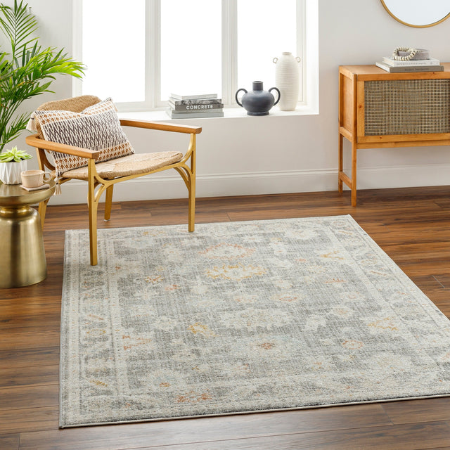 Surya Bitlis Bsi-2303 Tan, Silver Gray, Beige, Gray, Brown Rug.