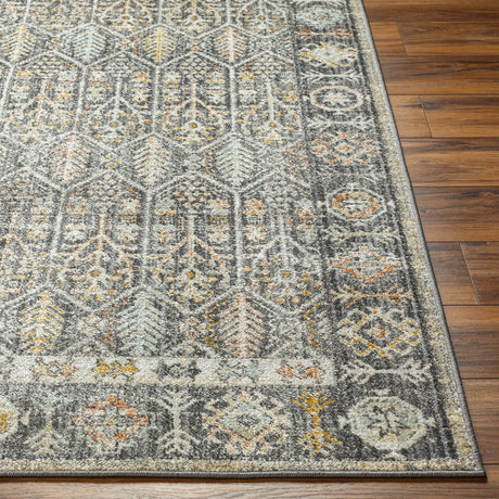 Surya Bitlis Bsi-2304 Black, Silver Gray, Tan, Beige, Gray Rug.