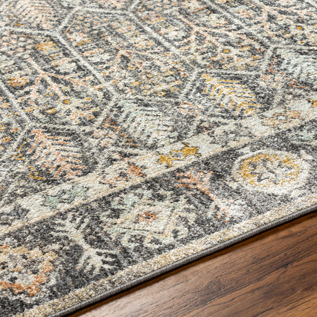 Surya Bitlis Bsi-2304 Black, Silver Gray, Tan, Beige, Gray Rug.