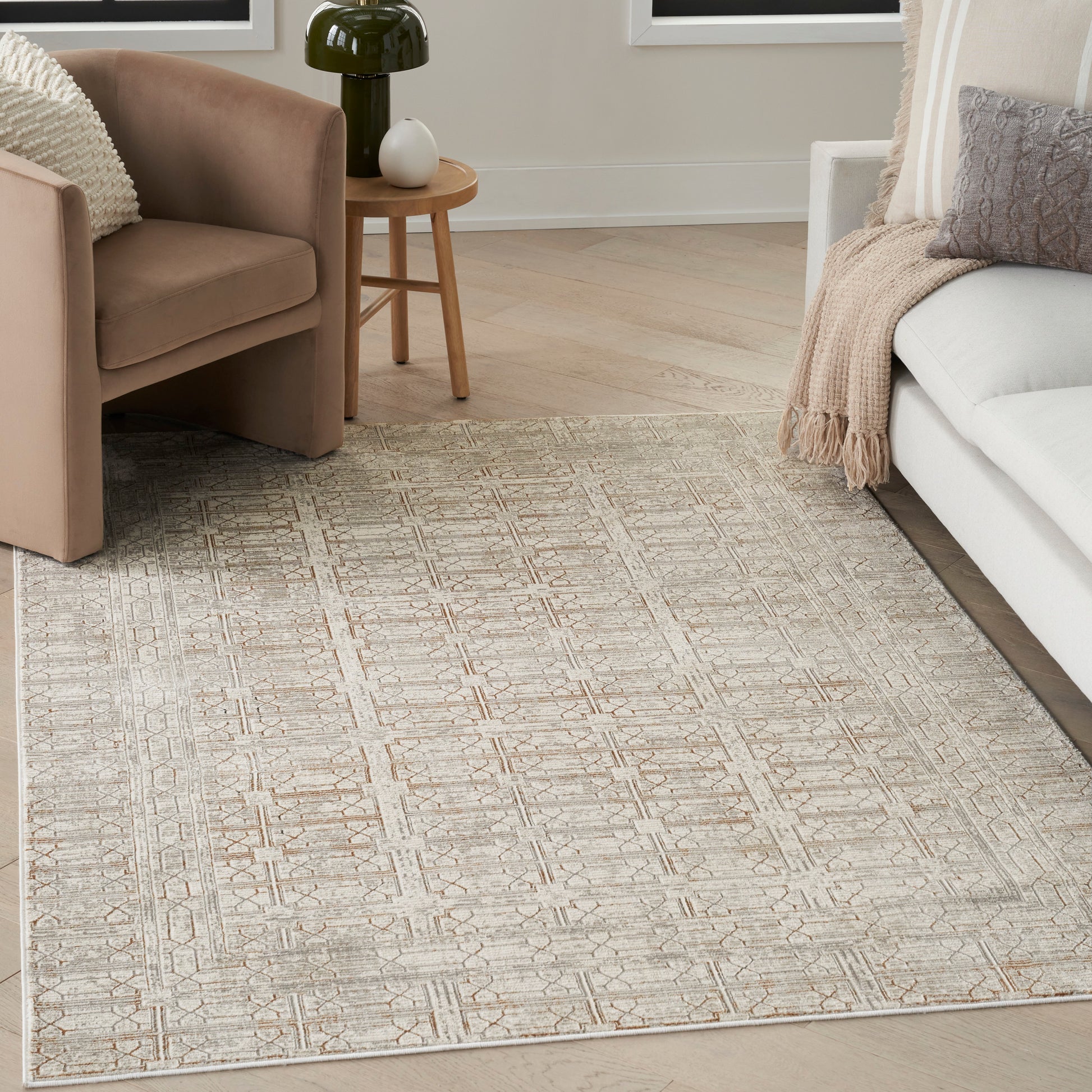 Nourison Desire Dsr07 Ivory Beige Area Rug