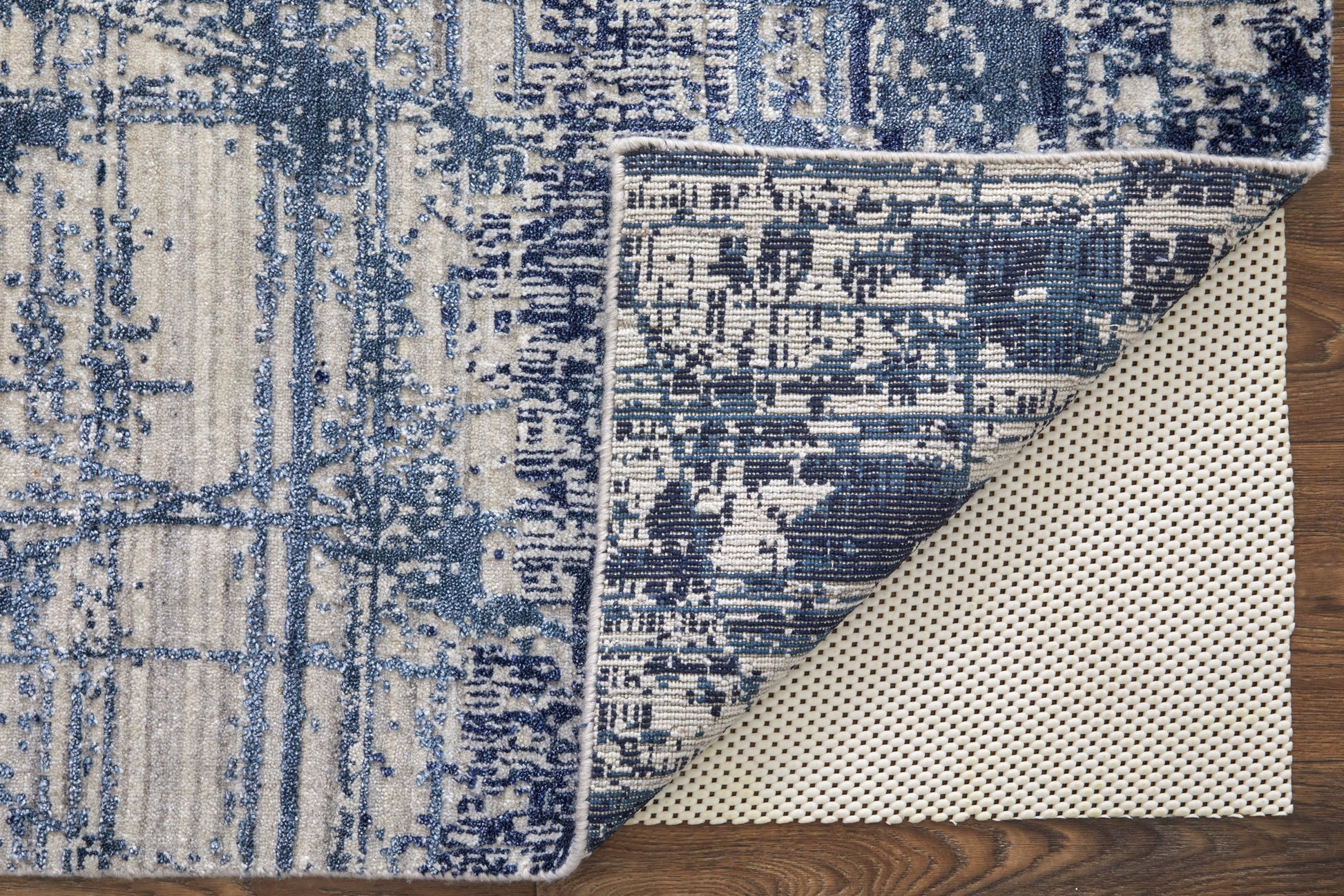 Feizy Eastfield Eas69Aef Blue/Ivory Area Rug