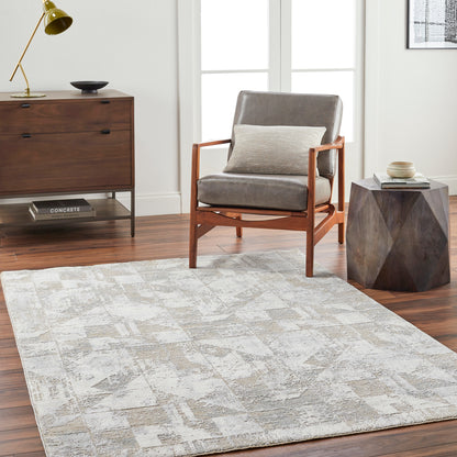 Surya Brunswick Bwk-2324 Cream, Light Slate, Blue, Olive, Seafoam, Taupe Area Rug