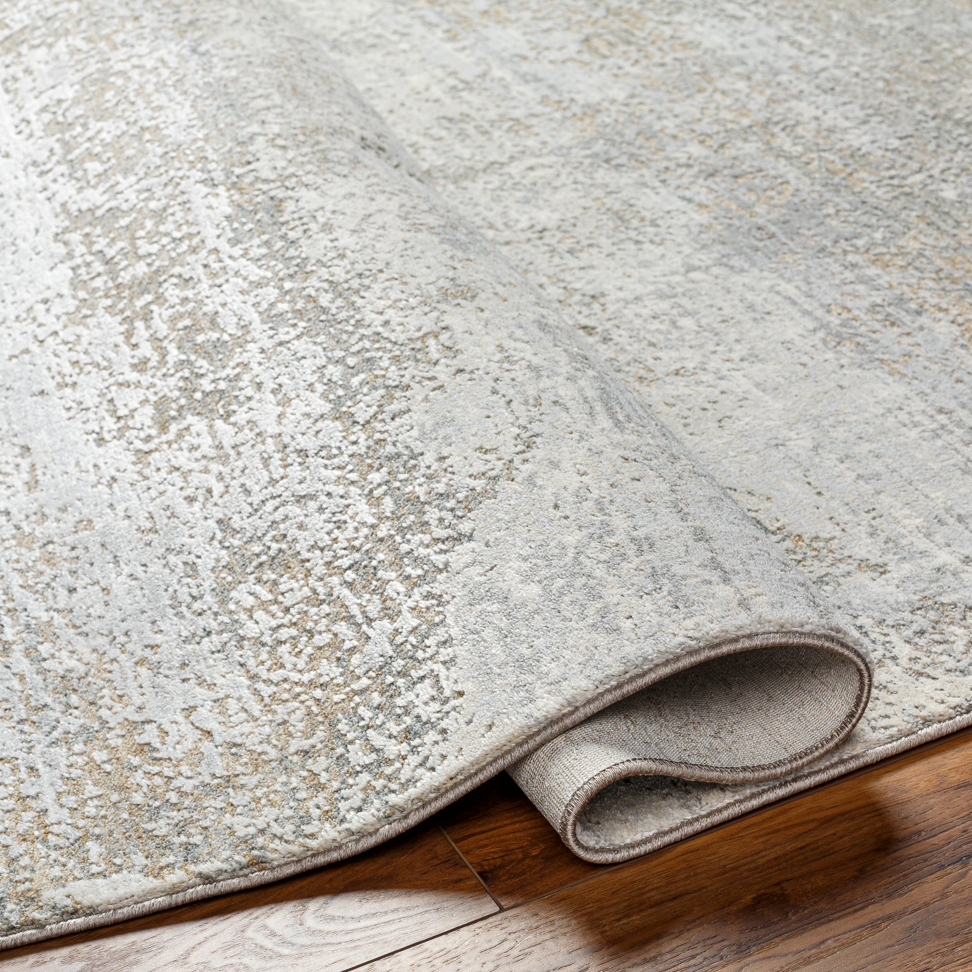 Surya Brunswick Bwk-2325 Cream, Light Slate, Taupe, Blue, Gray, Seafoam Area Rug