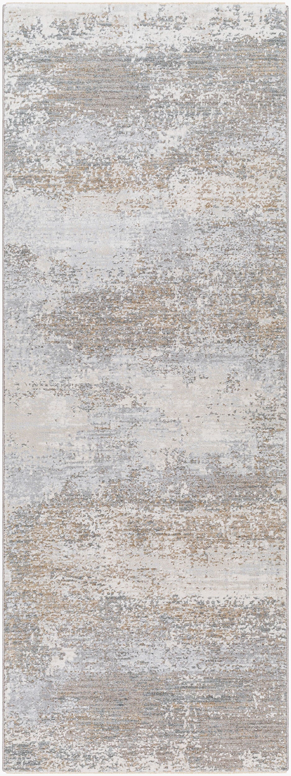 Livabliss Brunswick Bwk-2326 Cream, Tan, Olive, Blue, Seafoam, Taupe Rug - runner flat view