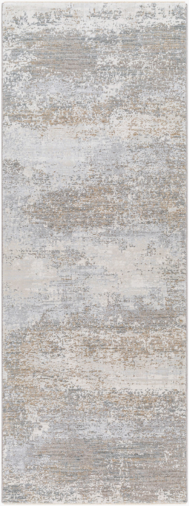 Livabliss Brunswick Bwk-2326 Cream, Tan, Olive, Blue, Seafoam, Taupe Rug - runner flat view