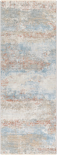 Surya Brunswick Bwk-2327 Blue, Taupe, Cream, Tan, Seafoam, Gray Area Rug