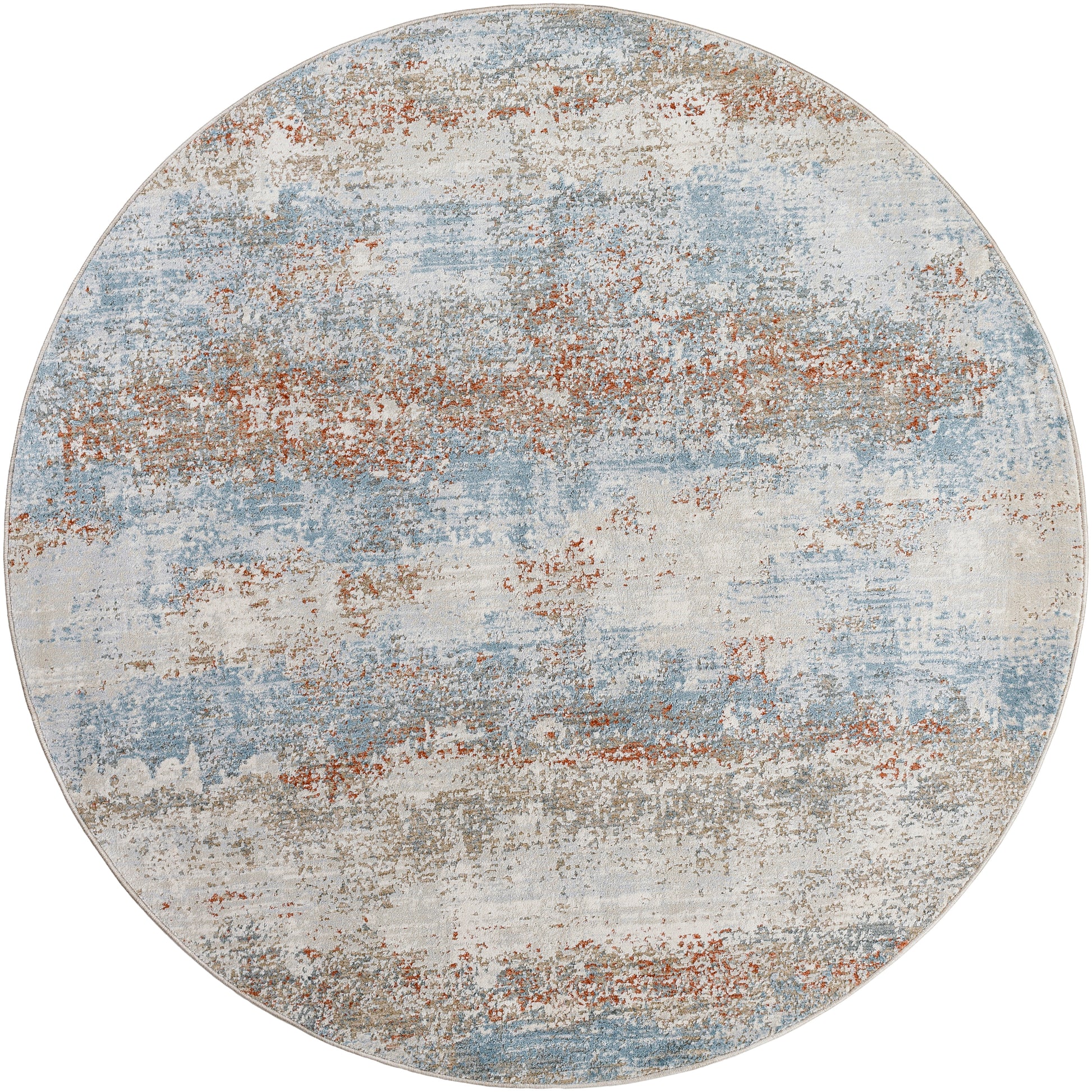 Surya Brunswick Bwk-2327 Blue, Taupe, Cream, Tan, Seafoam, Gray Area Rug