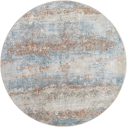 Surya Brunswick Bwk-2327 Blue, Taupe, Cream, Tan, Seafoam, Gray Area Rug