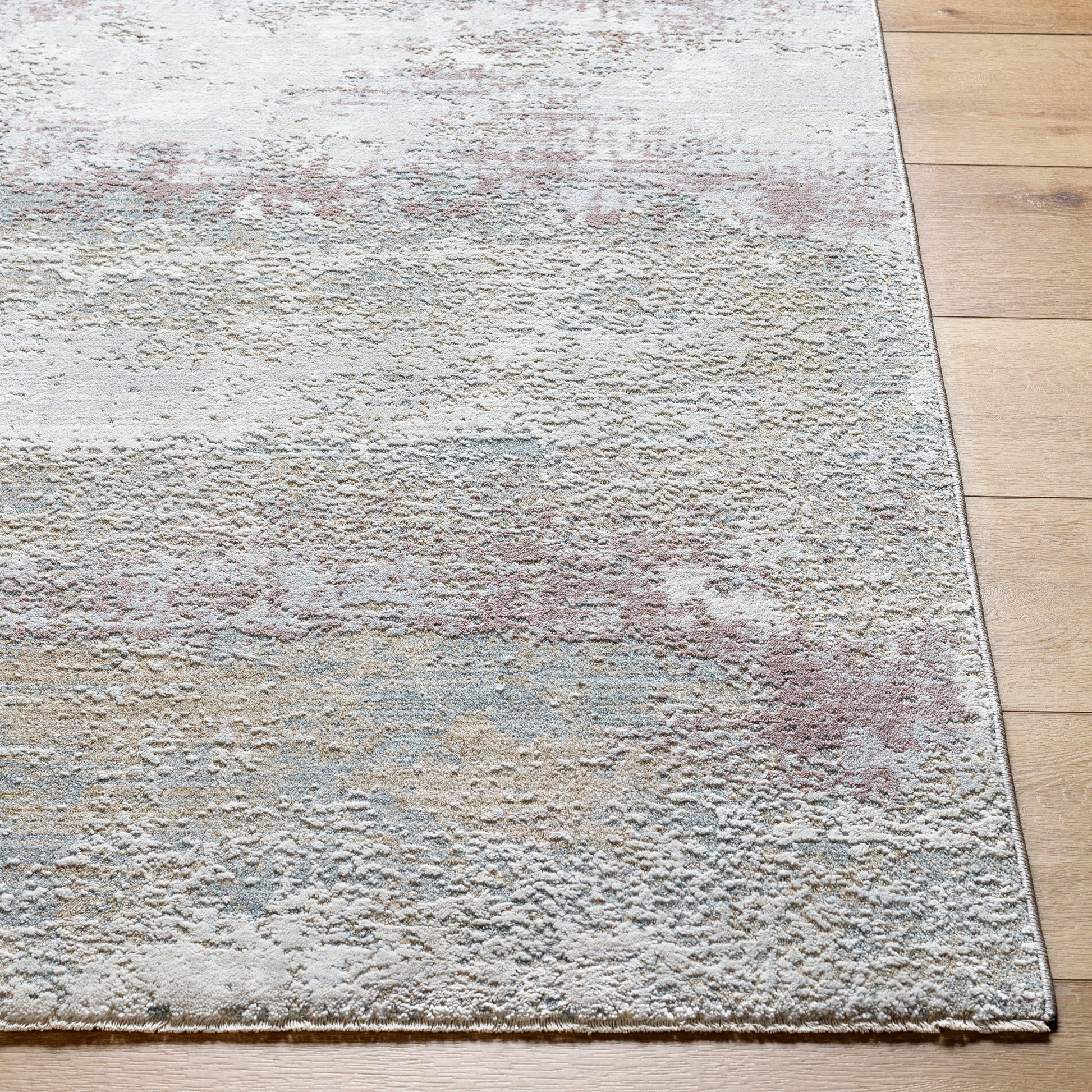 Surya Brunswick Bwk-2328 Blue, Cream, Tan, Olive, Dusty Pink, Light Slate Area Rug