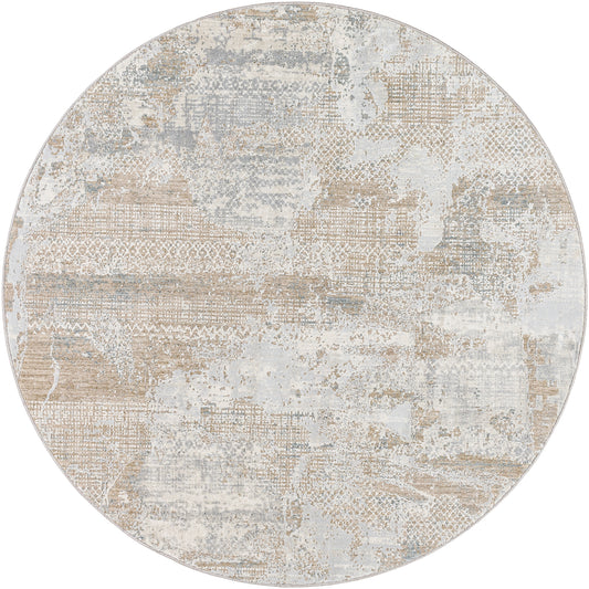 Surya Brunswick Bwk-2329 Cream, Light Slate, Blue, Olive, Seafoam, Taupe Area Rug