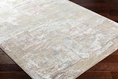 Surya Brunswick Bwk-2331 Cream, Light Slate, Taupe, Tan, Dusty Pink, Blue Area Rug