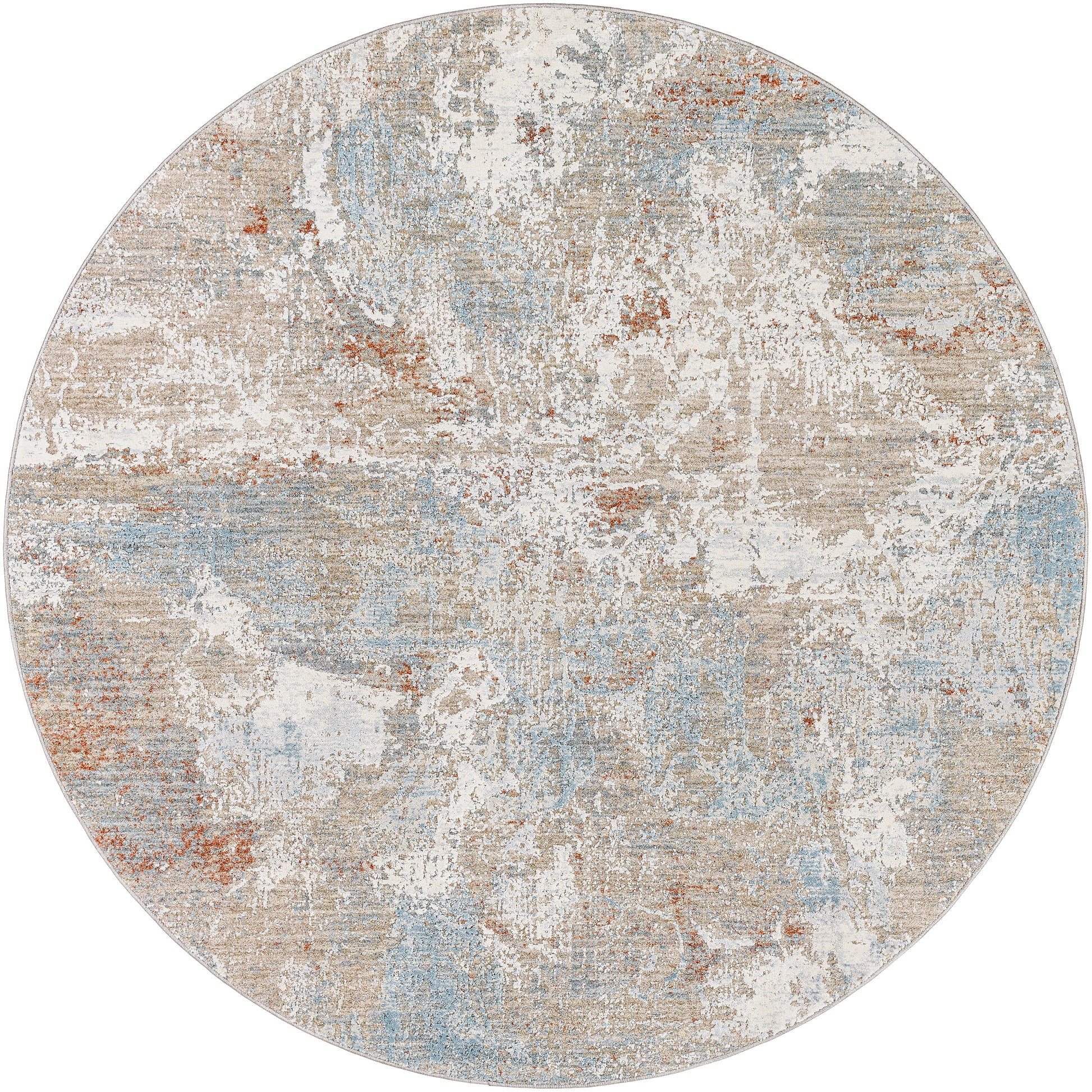 Surya Brunswick Bwk-2335 Taupe, Gray, Cream, Blue, Light Slate, Seafoam Area Rug