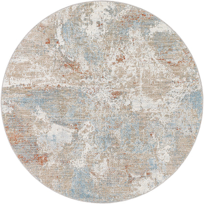 Surya Brunswick Bwk-2335 Taupe, Gray, Cream, Blue, Light Slate, Seafoam Area Rug