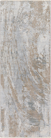 Surya Brunswick Bwk-2336 Cream, Taupe, Tan, Light Slate, Blue, Gray Area Rug