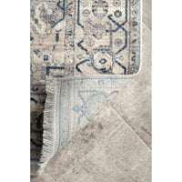 Nuloom Harriet Vintage Medallion Khmc04F Gray Area Rug