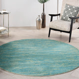 Nourison Nourison Essentials Nre01 Blue Green Rugs