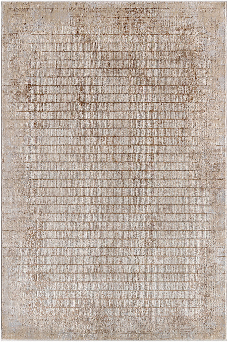 Surya Beyond Byd-2301 Slate Grey Taupe, Ash, Metallic - Silver, Sage, Light Silver Rug.