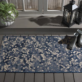 Safavieh Courtyard 2'-7" x 5'-0" Rug in Navy / Beige