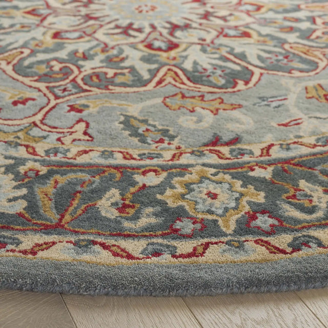 Safavieh Heritage 6'-0" x 6'-0" Rug in Grey / Charcoal