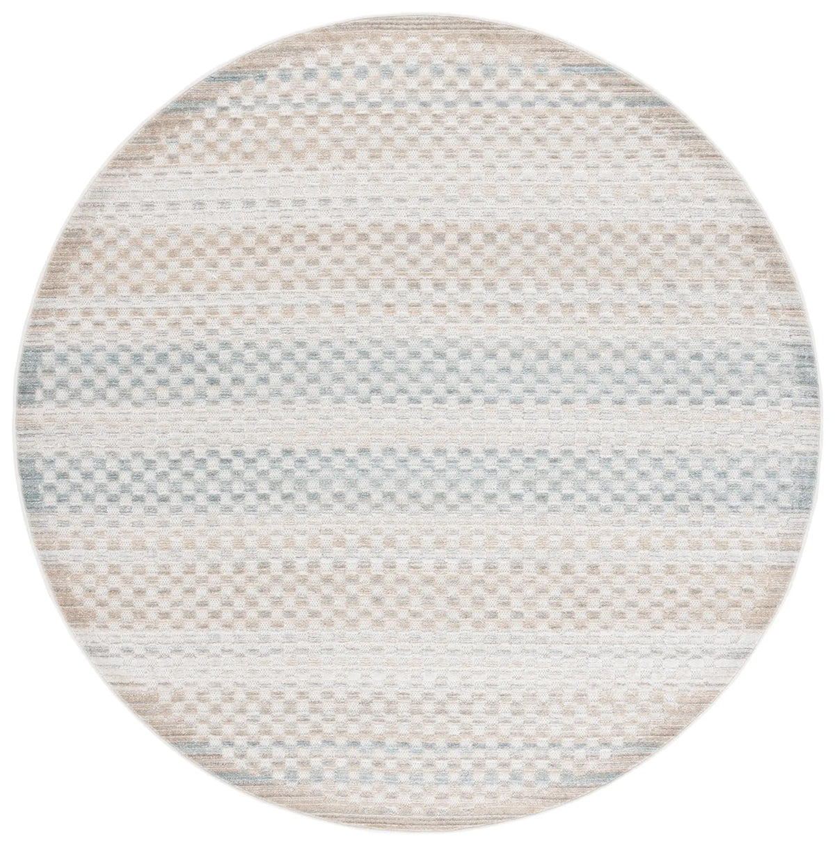 Safavieh Stella 6'-7" x 6'-7" Rug in Beige / Blue
