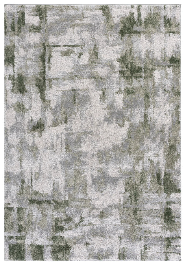 Safavieh Wave 4'-0" x 6'-0" Rug in Ivory / Green