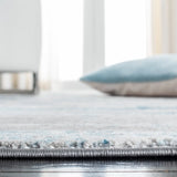 Safavieh Meadow 500 4'-0" x 6'-0" Rug in Light Grey / Blue