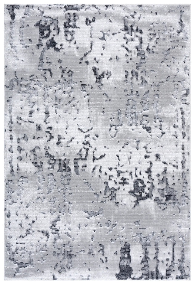 Safavieh Slate 700 4'-0" x 6'-0" Rug in Grey / Dark Grey
