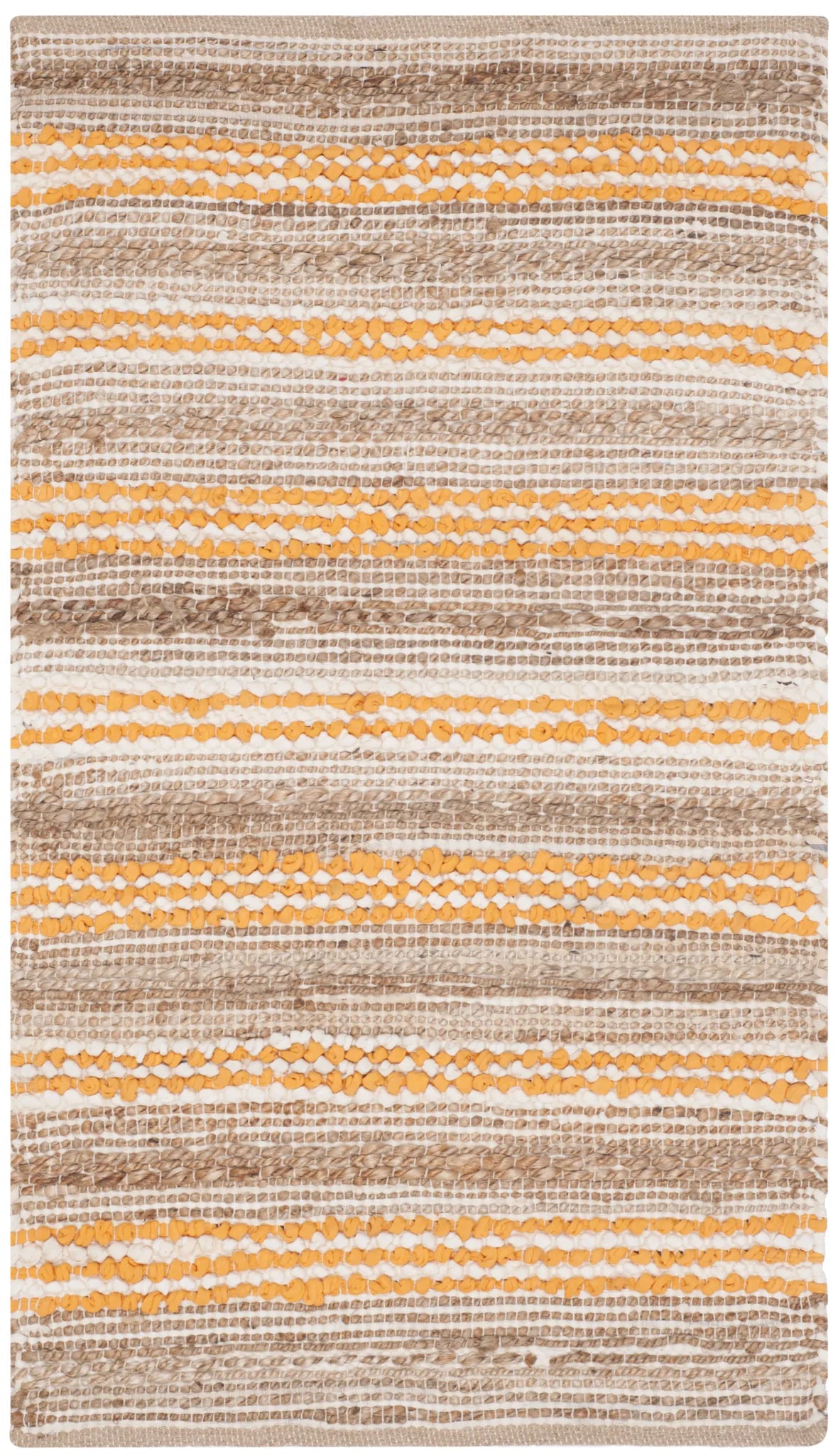 Safavieh Cape Cod 2'-3" x 3'-9" Rug in Natural / Orange