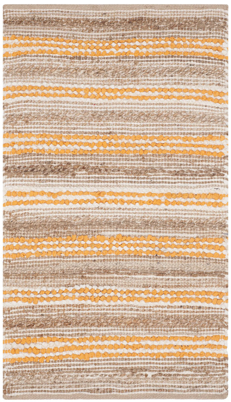 Safavieh Cape Cod 2'-3" x 3'-9" Rug in Natural / Orange
