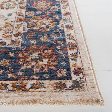 Safavieh Heirloom 700 4'-0" x 6'-0" Rug in Ivory / Navy