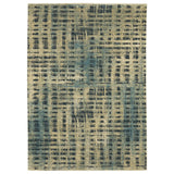 Oriental Weavers Sphinx Reed Re07B Beige/ Blue Rug - main flat
