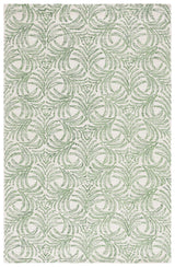Safavieh Martha Stewart 300 4'-0" x 6'-0" Rug in Ivory / Green