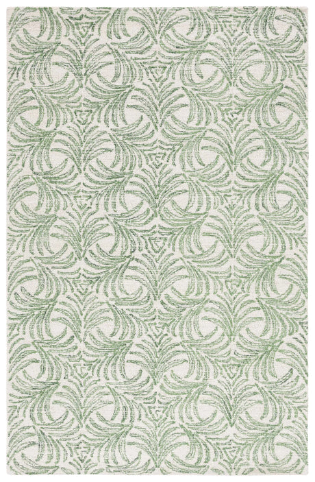 Safavieh Martha Stewart 300 4'-0" x 6'-0" Rug in Ivory / Green