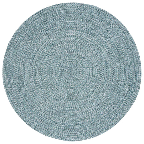 Safavieh Braided 5'-0" x 5'-0" Rug in Teal / Green