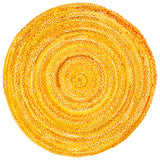 Safavieh Braided 5'-0" x 5'-0" Rug in Gold