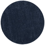 Safavieh Santa Monica Shag 6'-7" x 6'-7" Rug in Navy