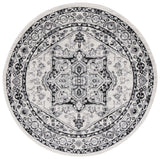 Safavieh Tulum 6'-7" x 6'-7" Rug in Ivory / Black