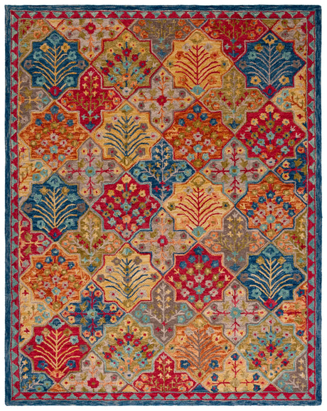 Safavieh Aspen 10'-0" x 14'-0" Rug in Blue / Orange